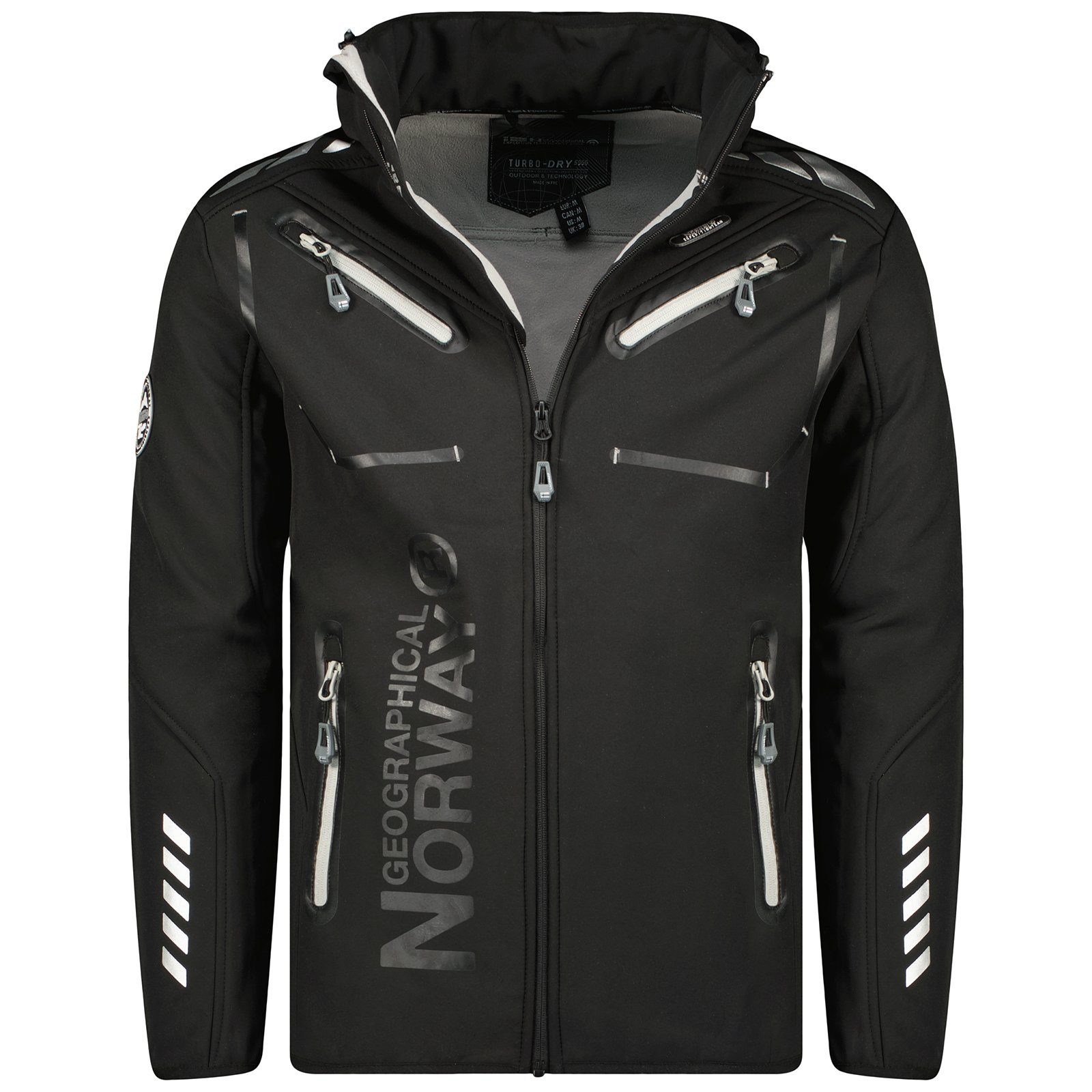 Geographcal Norway Softshelljacke Wnterjacke Herren Outdoor Jacke Brabramovitch Grau Steppjacke 1 St Gefuettert
